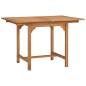 Ausziehbarer Gartentisch (110-160)×80×75 cm Massivholz Teak Ausziehbarer Gartentisch (110-160)×80×75 cm Massivholz Teak