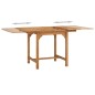Ausziehbarer Gartentisch (110-160)×80×75 cm Massivholz Teak Ausziehbarer Gartentisch (110-160)×80×75 cm Massivholz Teak