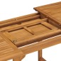 Ausziehbarer Gartentisch (110-160)×80×75 cm Massivholz Teak Ausziehbarer Gartentisch (110-160)×80×75 cm Massivholz Teak