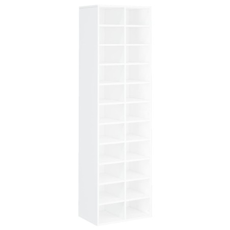 Schuhschrank Weiß 54x34x183 cm Holzwerkstoff