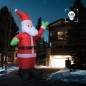 vidaXL Aufblasbarer Weihnachtsmann LED IP20 600 cm XXL vidaXL Aufblasbarer Weihnachtsmann LED IP20 600 cm XXL