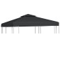 Pavillon-Ersatzdach 310 g/m² Dunkelgrau 3x3 m Pavillon-Ersatzdach 310 g/m² Dunkelgrau 3x3 m