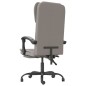 Bürostuhl mit Liegefunktion Taupe Stoff Bürostuhl mit Liegefunktion Taupe Stoff