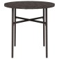 Beistelltisch Braun 45 cm Poly Rattan Beistelltisch Braun 45 cm Poly Rattan
