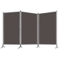 3-tlg. Raumteiler Anthrazit 260x180 cm 3-tlg. Raumteiler Anthrazit 260x180 cm