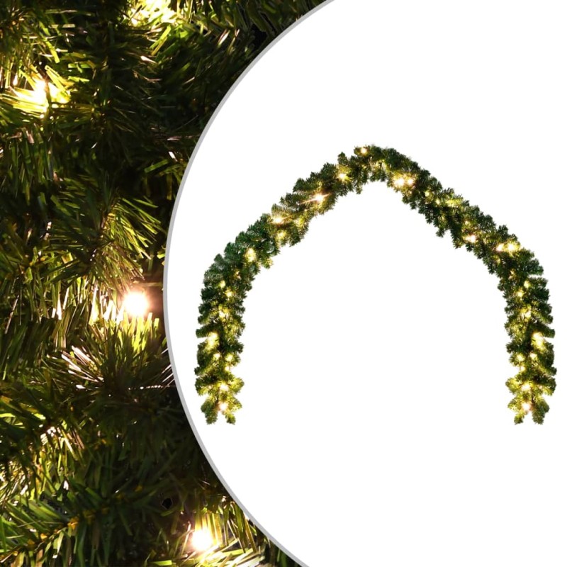 Weihnachtsgirlande mit LED-Lichtern 20 m Weihnachtsgirlande mit LED-Lichtern 20 m