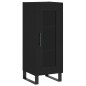 Highboard Schwarz 34,5x34x180 cm Holzwerkstoff Highboard Schwarz 34,5x34x180 cm Holzwerkstoff