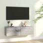 TV-Wandschrank Grau Sonoma 100x30x30 cm Holzwerkstoff TV-Wandschrank Grau Sonoma 100x30x30 cm Holzwerkstoff