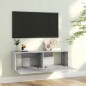 TV-Wandschrank Grau Sonoma 100x30x30 cm Holzwerkstoff TV-Wandschrank Grau Sonoma 100x30x30 cm Holzwerkstoff