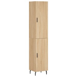 Highboard Sonoma-Eiche 34,5x34x180 cm Holzwerkstoff