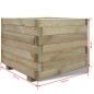 Hochbeet 50x50x40 cm Holz Quadratisch Hochbeet 50x50x40 cm Holz Quadratisch