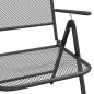 vidaXL Klappbare Gartenstühle 2 Stk. Streckgitter Anthrazit vidaXL Klappbare Gartenstühle 2 Stk. Streckgitter Anthrazit