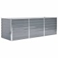 Garten-Hochbeet Verzinkter Stahl 240x80x77 cm Grau Garten-Hochbeet Verzinkter Stahl 240x80x77 cm Grau