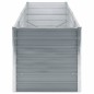 Garten-Hochbeet Verzinkter Stahl 240x80x77 cm Grau Garten-Hochbeet Verzinkter Stahl 240x80x77 cm Grau
