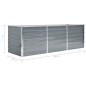 Garten-Hochbeet Verzinkter Stahl 240x80x77 cm Grau Garten-Hochbeet Verzinkter Stahl 240x80x77 cm Grau