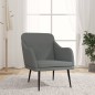 vidaXL Sessel Dunkelgrau 63x76x80 cm Stoff vidaXL Sessel Dunkelgrau 63x76x80 cm Stoff