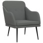 vidaXL Sessel Dunkelgrau 63x76x80 cm Stoff vidaXL Sessel Dunkelgrau 63x76x80 cm Stoff
