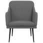 vidaXL Sessel Dunkelgrau 63x76x80 cm Stoff vidaXL Sessel Dunkelgrau 63x76x80 cm Stoff