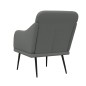vidaXL Sessel Dunkelgrau 63x76x80 cm Stoff vidaXL Sessel Dunkelgrau 63x76x80 cm Stoff