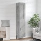 Highboard Betongrau 34,5x34x180 cm Holzwerkstoff Highboard Betongrau 34,5x34x180 cm Holzwerkstoff
