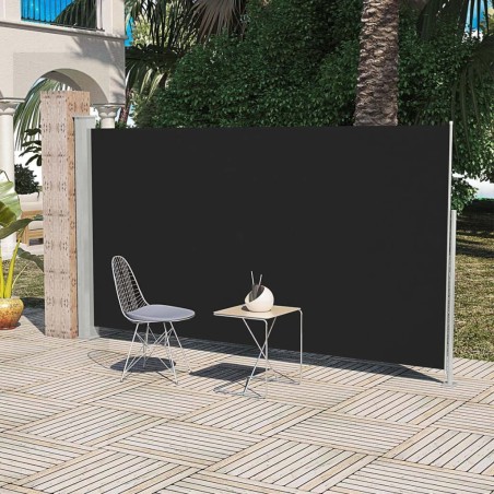 vidaXL Seitenmarkise 160x300 cm Schwarz 