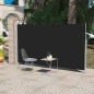 vidaXL Seitenmarkise 160x300 cm Schwarz 