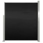 vidaXL Seitenmarkise 160x300 cm Schwarz 