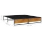 vidaXL Bettgestell Schwarz Metall 160x200 cm vidaXL Bettgestell Schwarz Metall 160x200 cm