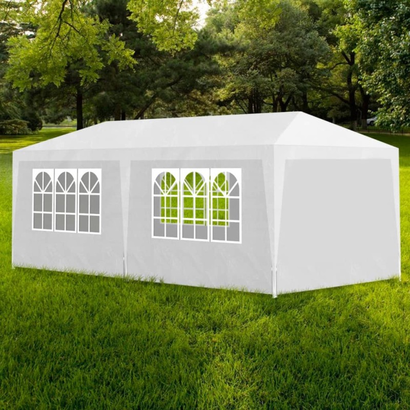 Partyzelt 3x6 m Weiß Partyzelt 3x6 m Weiß