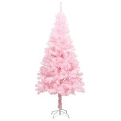 Künstlicher Weihnachtsbaum mit Ständer Rosa 180 cm PVC