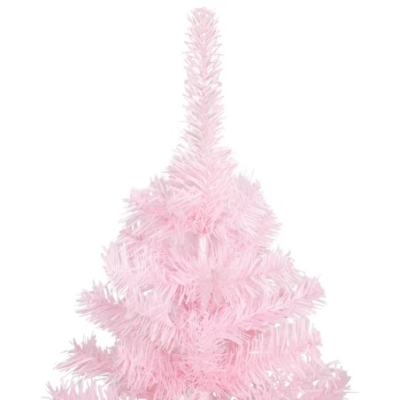 Künstlicher Weihnachtsbaum mit Ständer Rosa 180 cm PVC