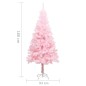 Künstlicher Weihnachtsbaum mit Ständer Rosa 180 cm PVC Künstlicher Weihnachtsbaum mit Ständer Rosa 180 cm PVC