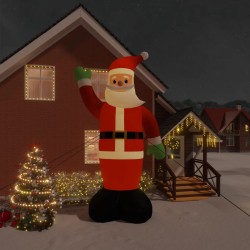 vidaXL Aufblasbarer Weihnachtsmann mit LEDs 620 cm