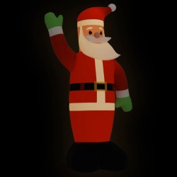 vidaXL Aufblasbarer Weihnachtsmann mit LEDs 620 cm
