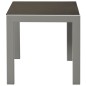 Sonnenliegen 2 Stk. mit Tisch Stahl und Textilene Schwarz Sonnenliegen 2 Stk. mit Tisch Stahl und Textilene Schwarz