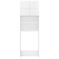 Waschmaschinenschrank Hochglanz-Weiß 64x25,5x190 cm Waschmaschinenschrank Hochglanz-Weiß 64x25,5x190 cm