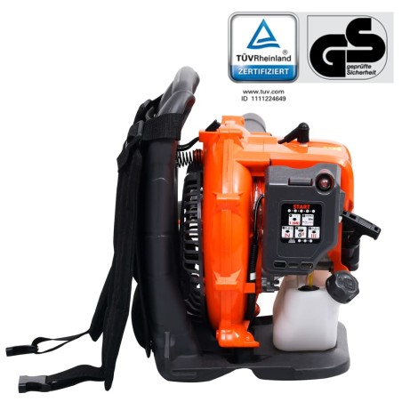 vidaXL Rucksack-Benzin-Laubgebläse 900 m³/h 42,7 cc 
