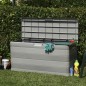 Gartenbox Grau 117×45×56 cm Gartenbox Grau 117×45×56 cm