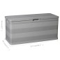 Gartenbox Grau 117×45×56 cm Gartenbox Grau 117×45×56 cm