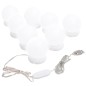 Spiegelleuchte mit 8 LED-Glühbirnen Warmweiß und Kaltweiß Spiegelleuchte mit 8 LED-Glühbirnen Warmweiß und Kaltweiß