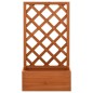 Garten-Spalier mit Blumenkasten Orange 50x25x90 cm Tannenholz Garten-Spalier mit Blumenkasten Orange 50x25x90 cm Tannenholz