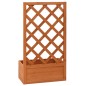 Garten-Spalier mit Blumenkasten Orange 50x25x90 cm Tannenholz Garten-Spalier mit Blumenkasten Orange 50x25x90 cm Tannenholz