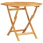 Klappbarer Gartentisch 85x85x76 cm Teak Massivholz Klappbarer Gartentisch 85x85x76 cm Teak Massivholz