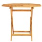 Klappbarer Gartentisch 85x85x76 cm Teak Massivholz Klappbarer Gartentisch 85x85x76 cm Teak Massivholz