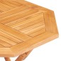 Klappbarer Gartentisch 85x85x76 cm Teak Massivholz Klappbarer Gartentisch 85x85x76 cm Teak Massivholz