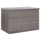vidaXL Garden-Auflagenbox Grau 150x100x100 cm Poly Rattan vidaXL Garden-Auflagenbox Grau 150x100x100 cm Poly Rattan