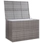 vidaXL Garden-Auflagenbox Grau 150x100x100 cm Poly Rattan vidaXL Garden-Auflagenbox Grau 150x100x100 cm Poly Rattan