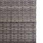 vidaXL Garden-Auflagenbox Grau 150x100x100 cm Poly Rattan vidaXL Garden-Auflagenbox Grau 150x100x100 cm Poly Rattan