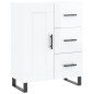 Highboard Hochglanz-Weiß 69,5x34x180 cm Holzwerkstoff Highboard Hochglanz-Weiß 69,5x34x180 cm Holzwerkstoff