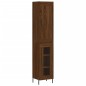 Highboard Braun Eichen-Optik 34,5x34x180 cm Holzwerkstoff Highboard Braun Eichen-Optik 34,5x34x180 cm Holzwerkstoff